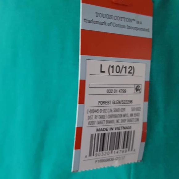 Girls Tights Green Turquoise Size 10 12 Large - Picture 5 of 5